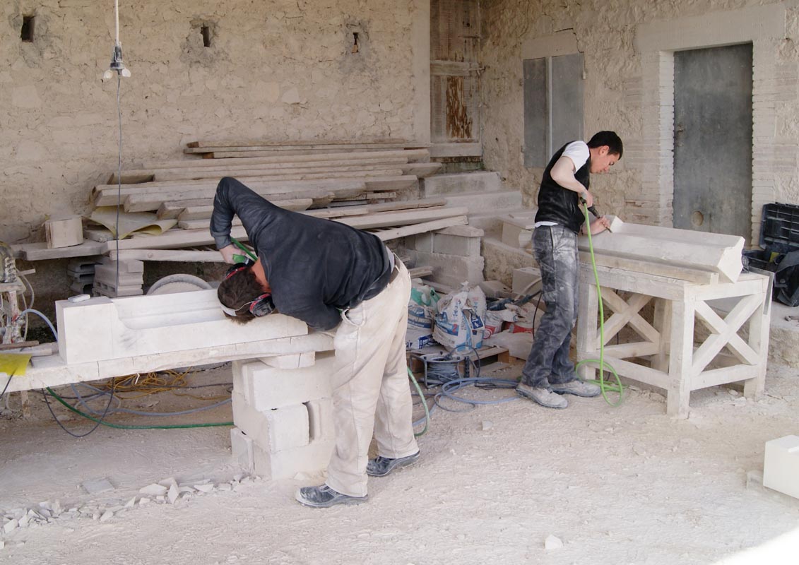 Atelier taille de pierre